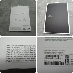 Apple iPad Smart Cover Case Black 7th 8th 9th Gen iPad Air 3rd Gen iPad Pro 10.5